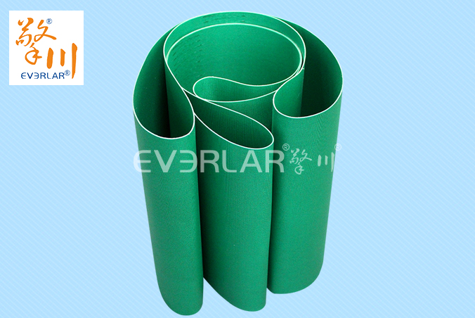 綠色PVC輸送帶跑偏怎么快速調(diào)節(jié)？