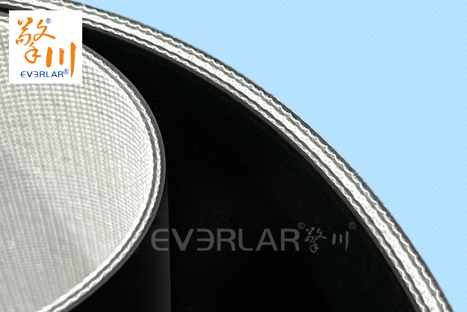 擎川EVERLAR黑色PVC防靜電輸送帶電子元件傳輸流水線工業(yè)皮帶定制