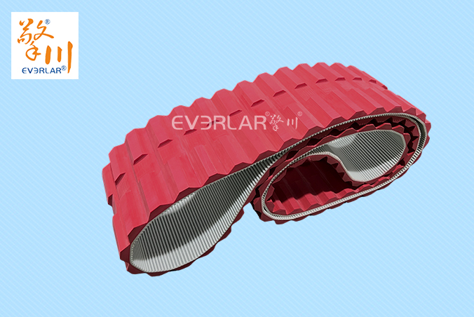 擎川定制PU同步帶加紅膠開(kāi)槽精準(zhǔn)傳動(dòng)食品包裝生產(chǎn)線(xiàn)聚氨酯傳動(dòng)帶