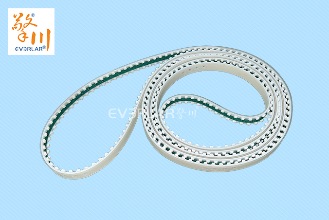 PU同步帶加PU膠綠布打孔開(kāi)槽精準(zhǔn)傳動(dòng)防滑包裝機(jī)械聚氨酯工業(yè)皮帶定制