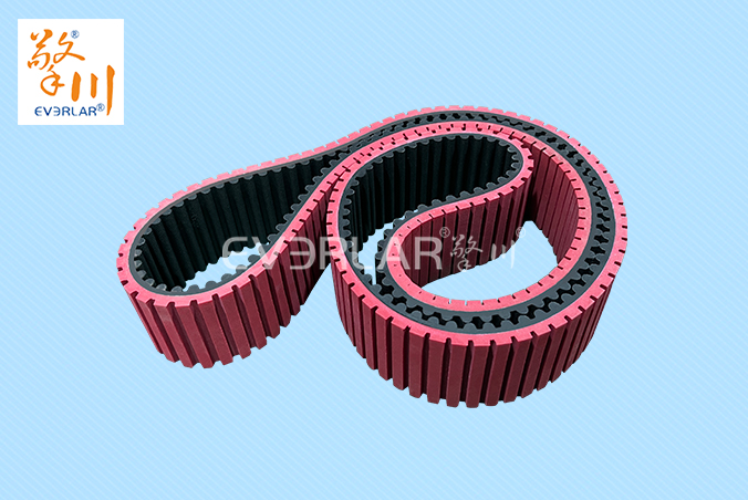 橡膠同步帶加紅膠開槽耐磨防滑汽車零部件自動(dòng)化生產(chǎn)線傳動(dòng)帶
